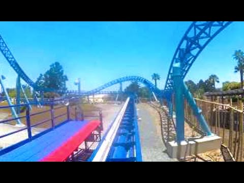 Manta! (Seaworld San Diego) NEW! Roller Coaster POV Front Seat California HD