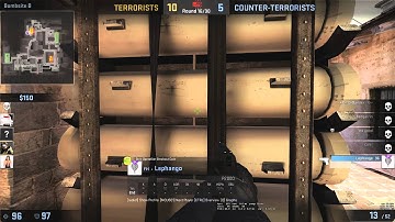 Lephango pulls off a 1v4 ninja defuse without a smoke or kit