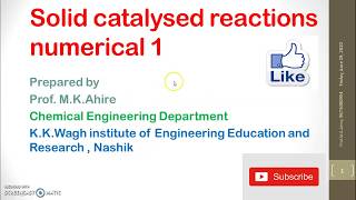 Solid catalyzed reaction numerical to find weight of catalyst in packed bed reactor
