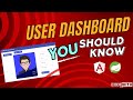 User dashboard for angular