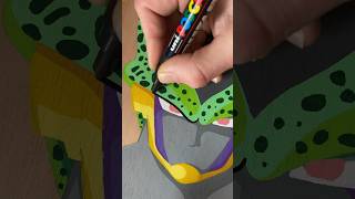 Drawing Cell from DBZ with Posca markers #cell #posca #dbz Drawing Cell from DBZ with Posca markers #cell #posca #dbz