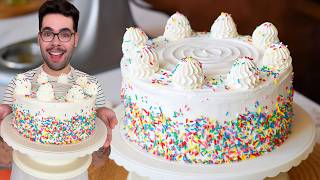 COMO MONTAR E DECORAR UM BOLO DE ANIVERSÁRIO DO ZERO | SIMPLES E FÁCIL