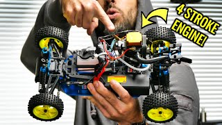 RC BUGGY WITH REAL 4 STROKE ENGINE