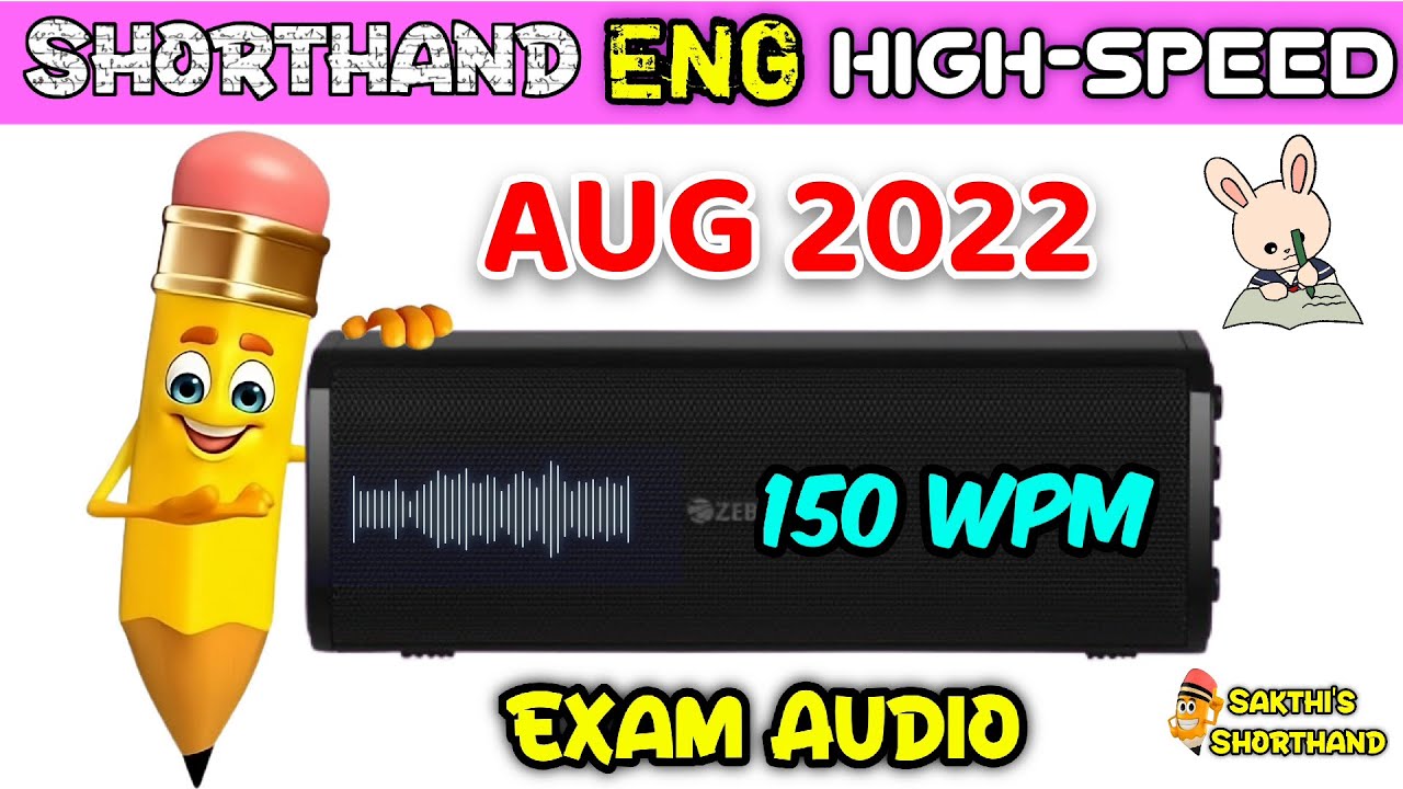 English High speed Aug 2022 🚀 150 WPM