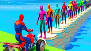 spider man turbo car racing and fantasty game #gameplay #game #ajjubhai screenshot 3