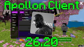 🖇️ Apollon Client 1.26.20+ (32/64 Bit) ⚡ | Best MCPE 26.20 Client 🦌 | Must Try! screenshot 1