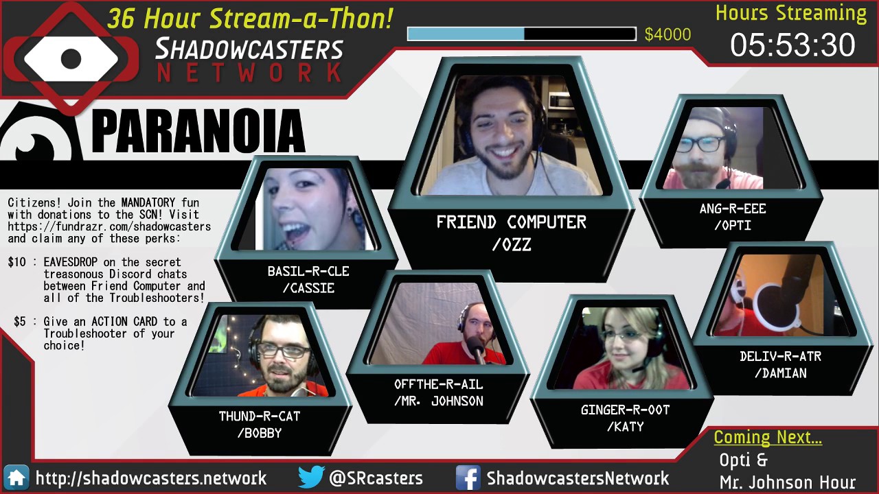 Paranoia One Shot - Shadowcasters Network - YouTube