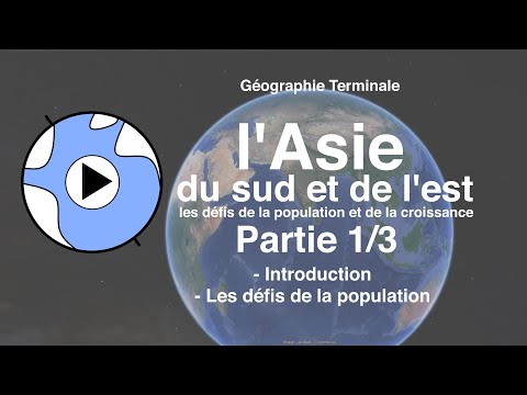 1/3 - Asie du sud et de l'Est - Introduction - les défis de la population