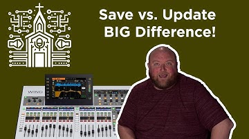 Snapshot Essentials on Behringer Wing: Save vs. Update Explained