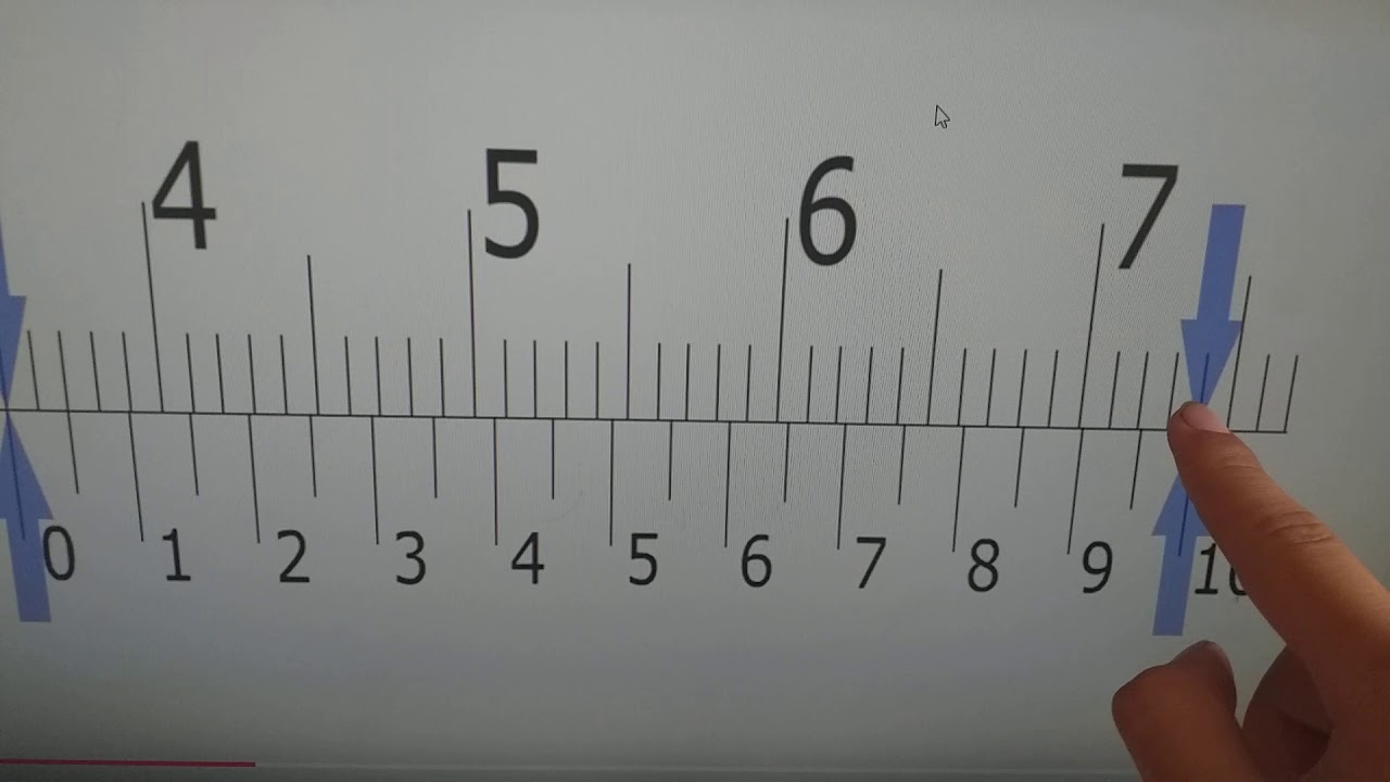 Lectura de pie de rey en mm con precisión de 0.05 mm YouTube