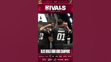 Your BLAST Rivals Hong Kong Champions, @FURIAggCS 🏆