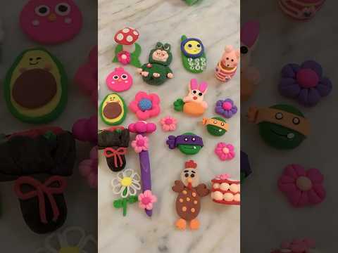 اشكال كيوت و جميلة من صلصال الفوم Diy Artscraft Clay