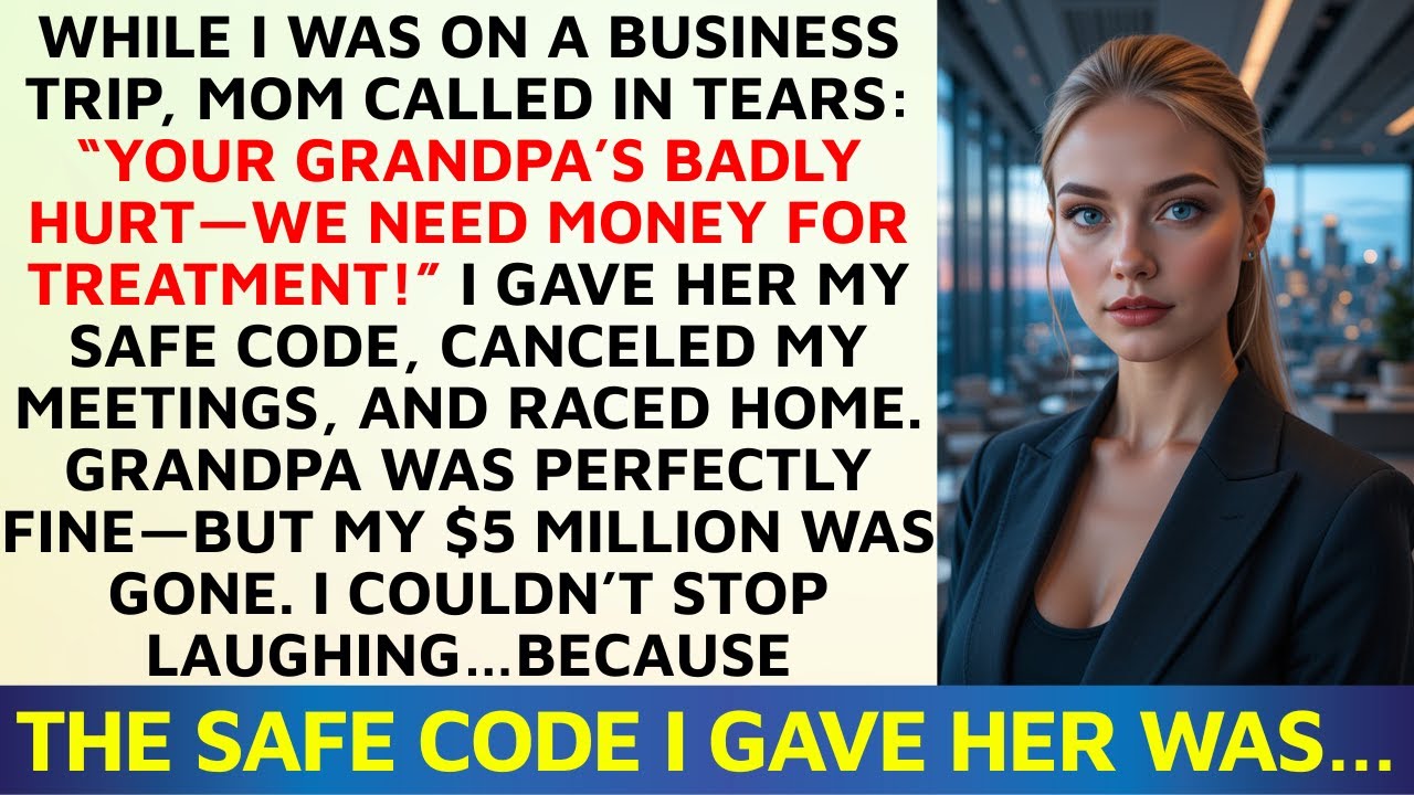 On My Business Trip, Mom Faked Grandpa’s Emergency to Steal $5M — But the Twist… | Storytime