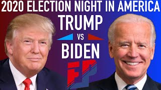 2020 election night in america featuring former vice-president joe
biden up against president donald trump a fight for the white house...
who gets to 270 ...