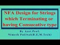 NFA Design for Strings: Terminating & Consecutive Types | RTU CSE Unit-1.13