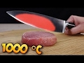 1000℃に熱したナイフＶＳ豚肉！