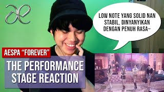 aespa 에스파 'FOREVER' The Performance Stage Reaction Indonesia | Sebuah Perspektif Stage Performer