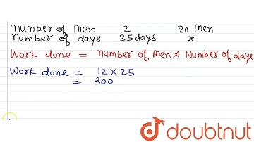 12 men can reap a field in 25 days. In how many\ndays can 20 men reap the same field? | 6 | RATI...