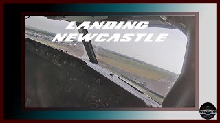 Boeing 737 - Landing in Newcastle RWY 07