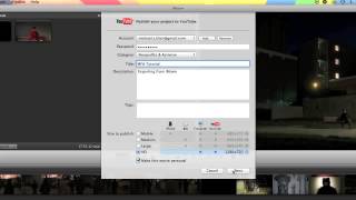 iMovie Tutorial: Exporting