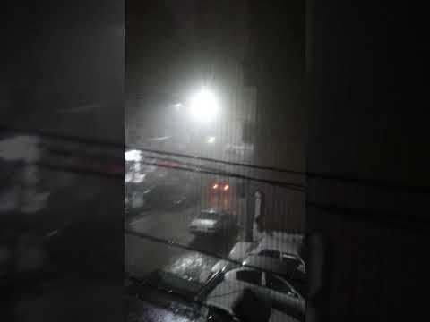 برق و رعد بشوارع المنصورة