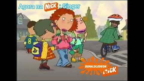 Nickelodeon Brasil | Nickelodeon passando Ginger (2006) + Screen Bug | FanMade