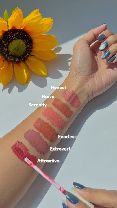 6 shades of Lip Velvet!