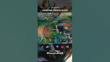 ✅ Yu Zhong - Crushing Terizla in Exp #yuzhonggameplay #yuzhong #mobilelegend #mlbb #terizlamlbb