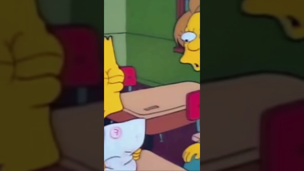 Bart Simpson failed test