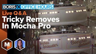 Office Hours 53 : Exploring Remove Module in Mocha Pro [Elizabeth Postol 9 May 2023]