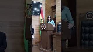 Bolivia, magistrada electa, Paola Prudencio, asume la Presidencia del Tribunal Constitucional