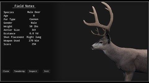 Animal Claim user interface Showcase