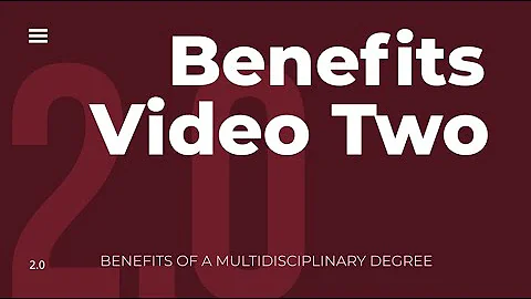 Intro Session #2: Benefits of a Multidisciplinary Studies Degree