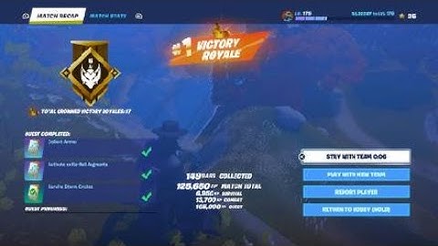 Fortnite ps4 random squad crowned win #98 "No commentary" *read description*