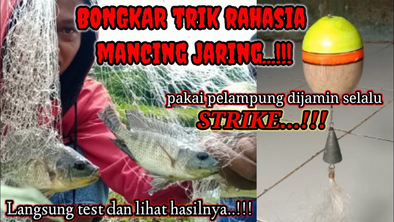 Tutorial Rangkaian Pancing Jaring Langsung Tes Dan Lihat Hasilnya!!!