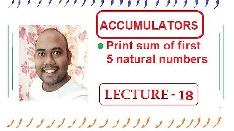 Accumulators | BlueJ | Lecture 18 | Computer Applications