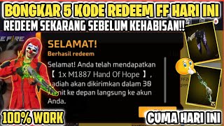 KODE REDEEM FREE FIRE TERBARU 20 MARET 2026 HARI INI