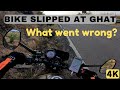 Bike Slipped at Anuskura Ghat | What Went Wrong? 🏍️