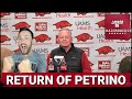 Bobby petrino is officially back at arkansas