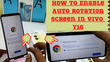 How to Enable/Disable  Auto rotation Screen in VIVO Y16| Turn On / Off Auto Rotate  on Vivo Y16