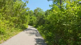 [4K] Nickerson State Park in Brewster Massachusetts Ober Trail Bike Ride Cape Cod