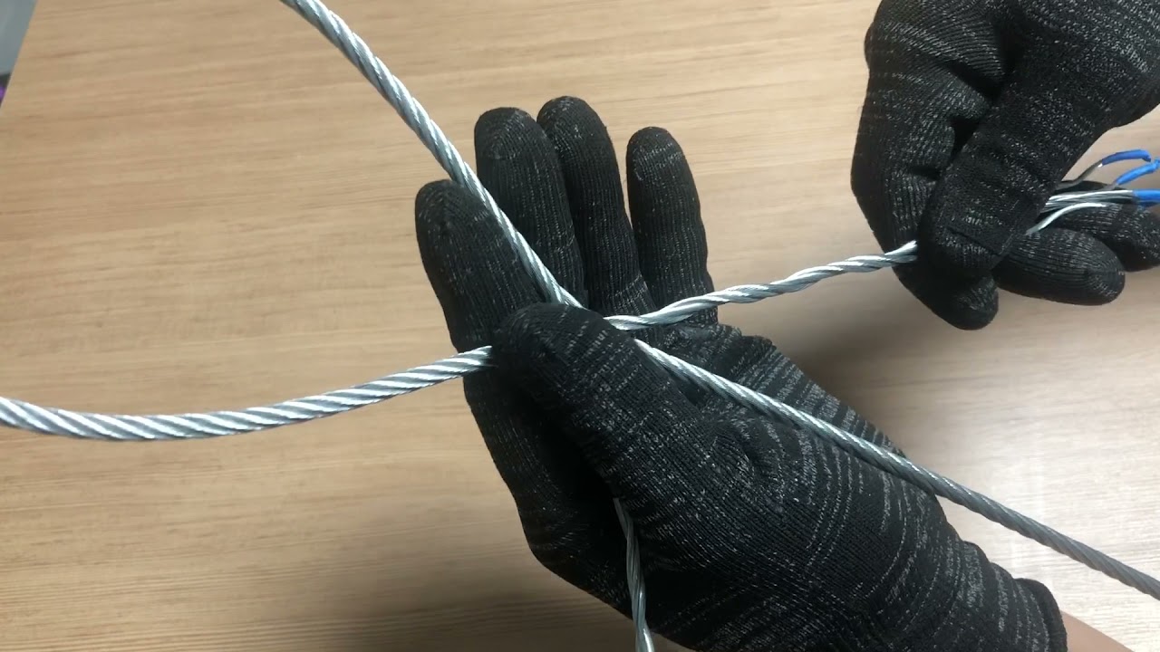 산림기능사 실기 - #1 와이어로프 고리만들기