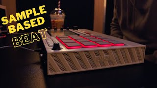 Making a HARD sample based hip hop beat in the studio | Akai MPC Live II