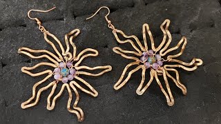 Sunburst Earrings!!!  Eps 306