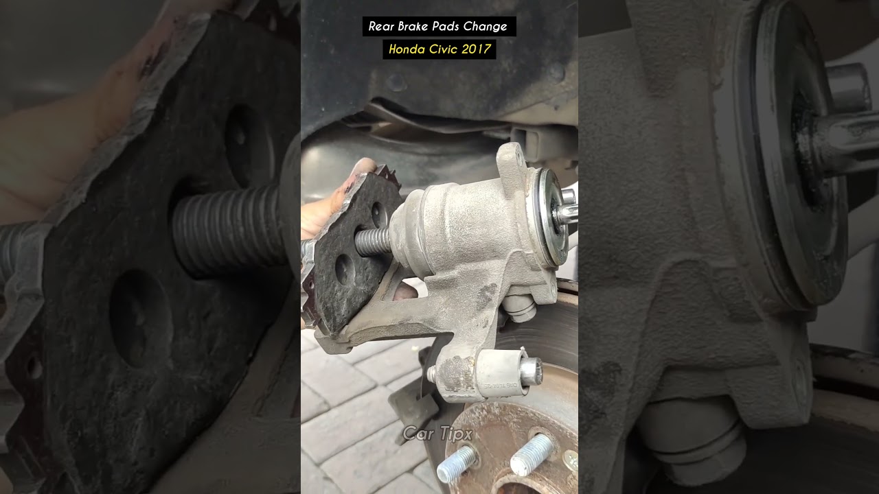 Rear Brake Pads Change Honda Civic 2017 