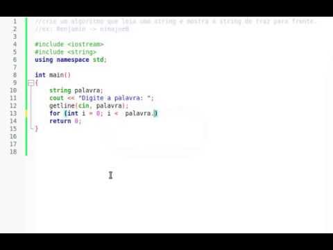 Leitura de string e mostrar ao contrário [C++]