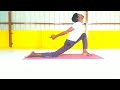 Ashwa sanchalanasana variation