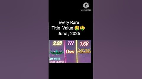 Every Title value 🤑🤑  2025 June Blockmango Skyblock #skyblock