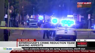 Birmingham's crime reduction team making arrests