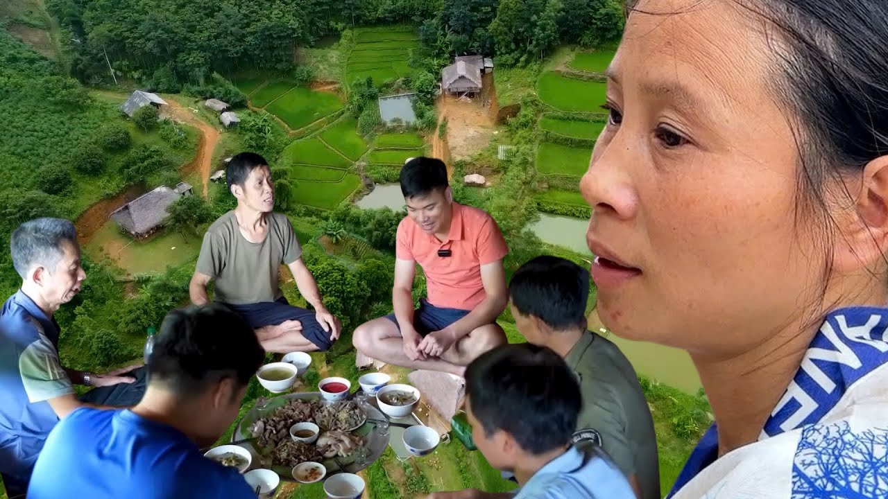 Thước phim về làng Nủ khi chưa bị thiên tai - Anh em dòng họ giúp nhau đào móng làm nhà